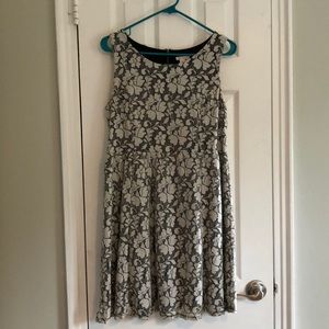 Black & White Floral Dress